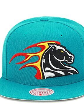 Mitchell & Ness Detroit Pistons Logo Remix Snapback Hat Adjustable Cap